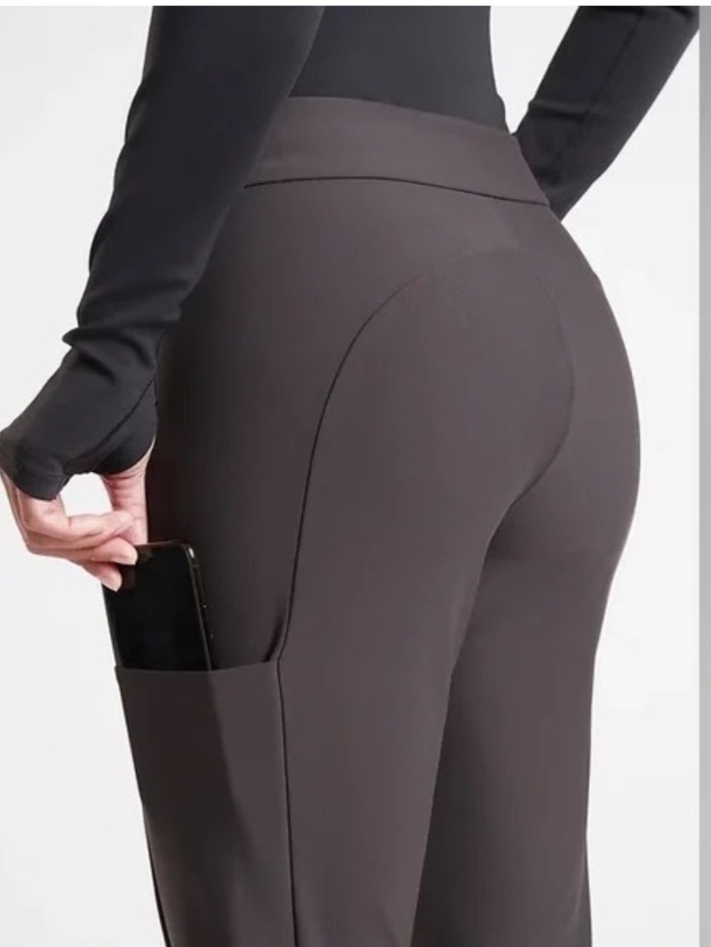 Athleta Stellar Trouser Brown Size 16